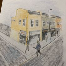 Mon projet du cours : Illustration aux crayons de couleur dans un carnet de croquis. Ilustração tradicional, Artes plásticas, Esboçado, Desenho a lápis, Desenho, Desenho artístico, e Sketchbook projeto de cecile_bd - 18.02.2024