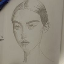 Mi proyecto del curso: Cuaderno de retratos a línea con grafito. Un proyecto de Bellas Artes, Bocetado, Dibujo, Dibujo de Retrato y Sketchbook de Joan Cano - 18.02.2024