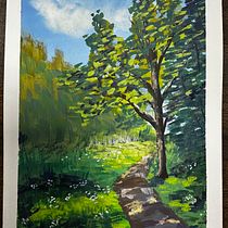 Mi proyecto del curso: Pintura de paisajes con gouache para principiantes Ein Projekt aus dem Bereich Bildende Künste, Malerei, Naturalistische Illustration und Gouachemalerei von Carolina Villa - 19.02.2024