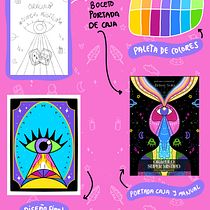 Mi proyecto del curso: Creación de barajas de cartas ilustradas - Oráculo Súper Místico. Un projet de Design , Illustration traditionnelle, Design graphique, Illustration numérique , et Narration de Keissy Soto - 19.02.2024