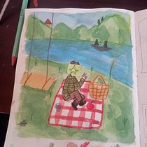 My project for course: Exploratory Sketchbook: Find Your Drawing Style. Un proyecto de Ilustración tradicional, Bocetado, Creatividad, Dibujo, Pintura a la acuarela, Sketchbook y Pintura gouache de Matt - 19.02.2024