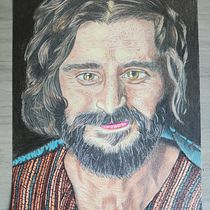 Meu projeto do curso: Retrato realista com lápis de cor. Traditional illustration, Fine Arts, Pencil Drawing, Drawing, Portrait Drawing, Realistic Drawing, Artistic Drawing, and Colored Pencil Drawing project by alessandroramos068 - 02.18.2024