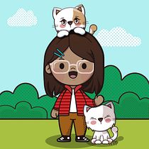 Meu projeto do curso: Desenho de personagens estilo kawaii. Design, Traditional illustration, Character Design, Vector Illustration, and Manga project by Zuleika Ferreira - 02.20.2024