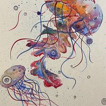 My project for course: Modern Watercolor Techniques. Traditional illustration, Fine Arts, Painting, and Watercolor Painting project by Heather Bailey - 02.20.2024