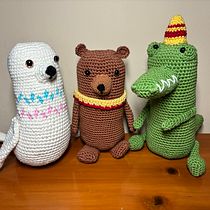 My project for course: Crochet: Create and Customize Your Amigurumi. Arts, Crafts, To, Design, Fiber Arts, DIY, Crochet, Amigurumi, and Textile Design project by rebecatoraya - 02.20.2024