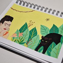 My project for course: Illustrated Sketchbooking in Full Color. Un projet de Illustration traditionnelle, Créativité, Dessin , et Carnet de croquis de celine.renaze - 04.10.2023