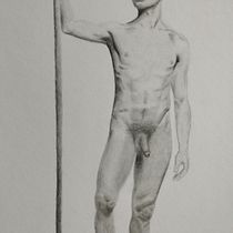 Mój projekt z kursu: Realistyczny rysunek postaci ludzkiej Ein Projekt aus dem Bereich Traditionelle Illustration, Bildende Künste, Skizzenentwurf, Bleistiftzeichnung, Zeichnung, Realistische Zeichnung und Anatomische Zeichnung von Agata Ogłaza - 20.02.2024