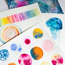 My project for course: Modern Watercolor Techniques. Traditional illustration, Fine Arts, Painting, and Watercolor Painting project by Yolene Dabreteau - 02.20.2024