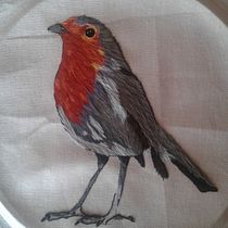 Mi proyecto del curso: Pintar con hilo: técnicas de ilustración textil. Ilustração tradicional, Bordado, e Design têxtil projeto de paula carrasco villarreal - 20.02.2024