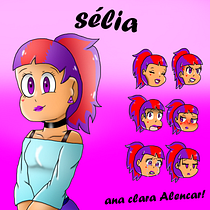 Meu projeto do curso: Introdução ao desenho de personagens em pixel art. Un progetto di Character design, Videogiochi, Pixel art e Progettazione di videogiochi di Ana Clara Araújo Alencar - 20.02.2024