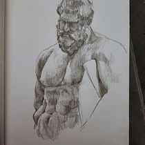 Il mio progetto del corso: Disegno della figura umana in movimento Ein Projekt aus dem Bereich Bildende Künste, Skizzenentwurf, Bleistiftzeichnung, Zeichnung und Realistische Zeichnung von dirosagiovannino - 20.02.2024