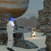 Mon projet du cours : Ambiances 3D futuristes sur Photoshop et Blender. Un progetto di 3D, Postproduzione fotografica, Ritocco fotografico e Modellazione 3D di Alan Tallec - 20.02.2024