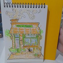 Mi proyecto del curso: Dibujo arquitectónico expresivo. Sketching, Drawing, Architectural Illustration, Sketchbook & Ink Illustration project by aimb_626 - 02.20.2024