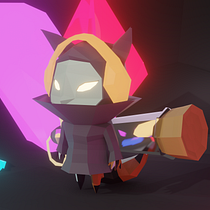 Crystal CATtcher - Minha modelagem de personagens low poly para videogames  Ein Projekt aus dem Bereich 3D, 3-D-Modellierung, Videospiele, Design von 3-D-Figuren und Design für Videospiele von Dany ELen Souza Lima - 20.02.2024
