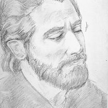 Mi proyecto del curso: Cuaderno de retratos a línea con grafito. Un proyecto de Bellas Artes, Bocetado, Dibujo, Dibujo de Retrato y Sketchbook de jackwetss - 17.02.2024