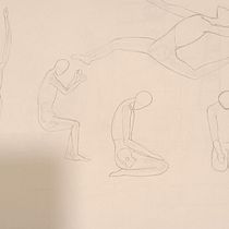 Mi proyecto del curso: Dibujo anatómico para principiantes (Catálogo de poses) Ein Projekt aus dem Bereich Bildende Künste, Skizzenentwurf, Bleistiftzeichnung, Zeichnung, Realistische Zeichnung und Anatomische Zeichnung von andrea0727 - 21.02.2024