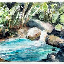 Mein Abschlussprojekt für den Kurs: Realistische Landschaften in Aquarell malen. Projekt z dziedziny  Sztuki piękne,  Malarstwo, Sketching, Malowanie akwarelą, Ilustracja naturalist i czna użytkownika josef_lermer - 21.02.2024
