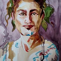 Portraits à l’aquarelle : saisissez la personnalité de votre modèle. Fine Arts, Painting, Watercolor Painting, and Portrait Drawing project by Rachel Pedraza - 02.21.2024