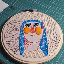 Mi proyecto del curso: Bordado contemporáneo con puntos tradicionales mexicanos. Un projet de Artisanat, Broderie, Art textile , et Design textile de c_fres - 21.02.2024