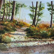 My project for course: Watercolor Fundamentals: Light and Color. Painting, Watercolor Painting, and Architectural Illustration project by Sherri H - 02.21.2024