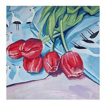 Mein Abschlussprojekt für den Kurs: Gouache-Malerei: Lebendige Kunstwerke schaffen. Un projet de Beaux Arts, Peinture, Théorie des couleurs , et Peinture gouache de Sandra Schroeder - 22.02.2024