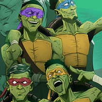 TMNT REAL MADRID VERSION. Un proyecto de Ilustración tradicional, Diseño de personajes, Dibujo e Ilustración digital de elitonalmeidap_2001 - 22.02.2024