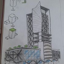 Mi proyecto del curso: Dibujo arquitectónico: de la imaginación a la conceptualización. Architecture, Sketching, Drawing, and Architectural Illustration project by Víctor Naranjo - 02.22.2024