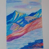 Il mio progetto del corso: Disegno di paesaggi con i pastelli: gioca con la luce. Traditional illustration, Fine Arts, Pencil Drawing, Drawing, and Artistic Drawing project by lapolipina - 02.22.2024