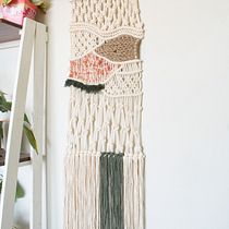 Mi proyecto del curso: Macraweave: combina macramé con técnicas de telar Ein Projekt aus dem Bereich Erweiterungsentwicklung, Innendesign, Dekoration von Innenräumen, Weben, Makramee, Weben und Textildesign von agos_naser_17 - 22.02.2024