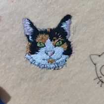 Mi proyecto del curso: Minibordado realista de mascotas. Un proyecto de Diseño de jo, as, Bordado y Diseño textil de Paola Bayod - 23.02.2024