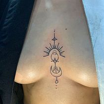 Lunar Chestpiece and Cyberware. Tattoo Design project by pochanko - 02.02.2023