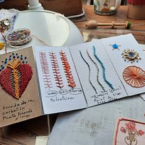Mon projet du cours : Technique de broderie expérimentale sur papier Ein Projekt aus dem Bereich Bildende Künste, Collage, Stickerei und Textildesign von Claudine Parmentier - 23.02.2024