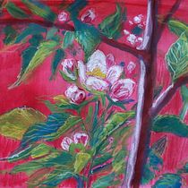 Expressive Floral Painting. Fine Arts, Painting, Botanical Illustration, Acr, and lic Painting project by miladamilli - 02.23.2024