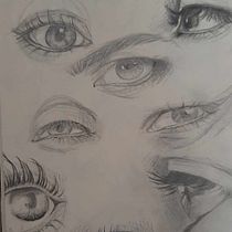 Il mio progetto del corso: Ritratto su blocco da disegno: esplora il volto umano. Sketching, Drawing, Portrait Drawing, Artistic Drawing, and Sketchbook project by Valentina - 02.23.2024