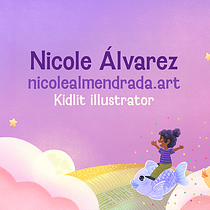 Mi proyecto del curso: Porfolio online para ilustradores de libros infantiles. Traditional illustration, Editorial Design, Stor, board, Portfolio Development, Children's Illustration, Narrative, Management, Productivit, and Picturebook project by Nicole Almendrada - 02.23.2024