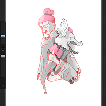 Mon projet du cours : Design de personnages fantastiques avec Procreate. Projekt z dziedziny Projektowanie postaci, Ilustracja c, frowa, R, sunek c, frow, Malarstwo c, frowe i Manga użytkownika junahbarta - 22.02.2024