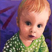 My project for course: Portrait Painting with Oil: Explore Light and Shade. Fine Arts, Painting, Acr, and lic Painting project by Kathrin Busch - 02.23.2024