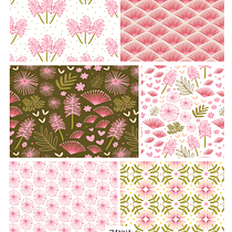 My project for course: Pattern design for homeware products. Un progetto di Graphic design, Product design, Pattern design e Illustrazione digitale di zannafurness - 23.02.2024
