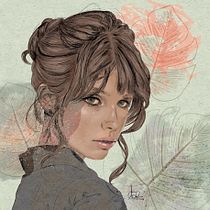 My project for course: Illustrated Portraits with Procreate. Traditional illustration, Vector Illustration, Digital Illustration, and Portrait Drawing project by Deb Z - 02.20.2024