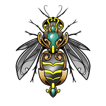 Mi proyecto del curso: Diseño de tatuajes artísticos con efectos dorados en Procreate. Een project van Traditionele illustratie, Digitale illustratie y  Tatoeageontwerp van carlos bojorquez - 22.02.2024