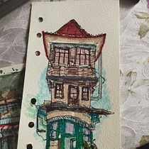 Mi proyecto del curso: Dibujo arquitectónico expresivo con marcadores de colores. Sketching, Drawing, Architectural Illustration, Sketchbook & Ink Illustration project by nicoo01260 - 02.24.2024