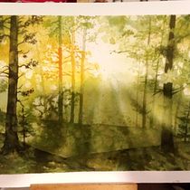 Il mio progetto del corso: Paesaggi incantevoli ad acquerello: dipingi con la luce. Un projet de Peinture , et Aquarelle de giovanni cecioni - 24.02.2024