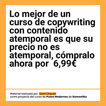 Mi proyecto del curso: Copywriting para copywriters. Un progetto di Pubblicità, Cop, writing, Stor, telling e Comunicazione di santiagochacon111 - 25.02.2024