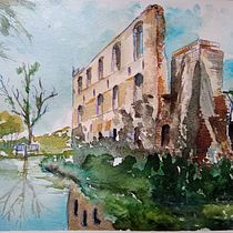 Mój projekt z kursu: Rysunek architektoniczny akwarelą i tuszem. Sketching, Drawing, Watercolor Painting, Architectural Illustration, Sketchbook & Ink Illustration project by lesniewska_aga - 02.25.2024