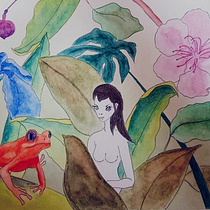 My project for course: Botanical Animal House: Watercolour, Ink and Graphite. Traditional illustration, Fine Arts, Painting, Drawing, Watercolor Painting, Botanical Illustration, Ink Illustration, and Naturalistic Illustration project by agatawajdel - 02.25.2024