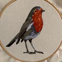 Mi proyecto del curso: Pintar con hilo: técnicas de ilustración textil. Ilustração tradicional, Bordado, e Design têxtil projeto de Lizbeth Moreano (@hebrayobra) - 29.09.2023