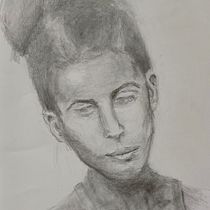 My project for course: Graphite Drawing Techniques for Planar Portraiture. Fine Arts, Sketching, Drawing, Portrait Drawing, Realistic Drawing, and Artistic Drawing project by ep.landschoof - 02.26.2024