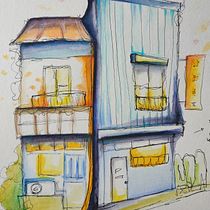 My project for course: Expressive Architectural Sketching with Colored Markers. Sketching, Drawing, Architectural Illustration, Sketchbook & Ink Illustration project by Elena Dal Monte - 02.20.2024