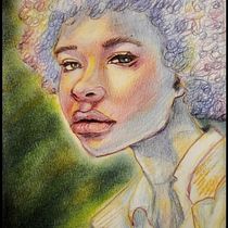 Il mio progetto del corso: Ritratti vivaci con matite colorate. Drawing, Portrait Drawing, Sketchbook, and Colored Pencil Drawing project by Piera Di Maio - 02.26.2024