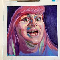 My project for course: Painting Eyes with Oil for Vibrant Portraits. Painting, and Oil Painting project by bellina219 - 02.26.2024